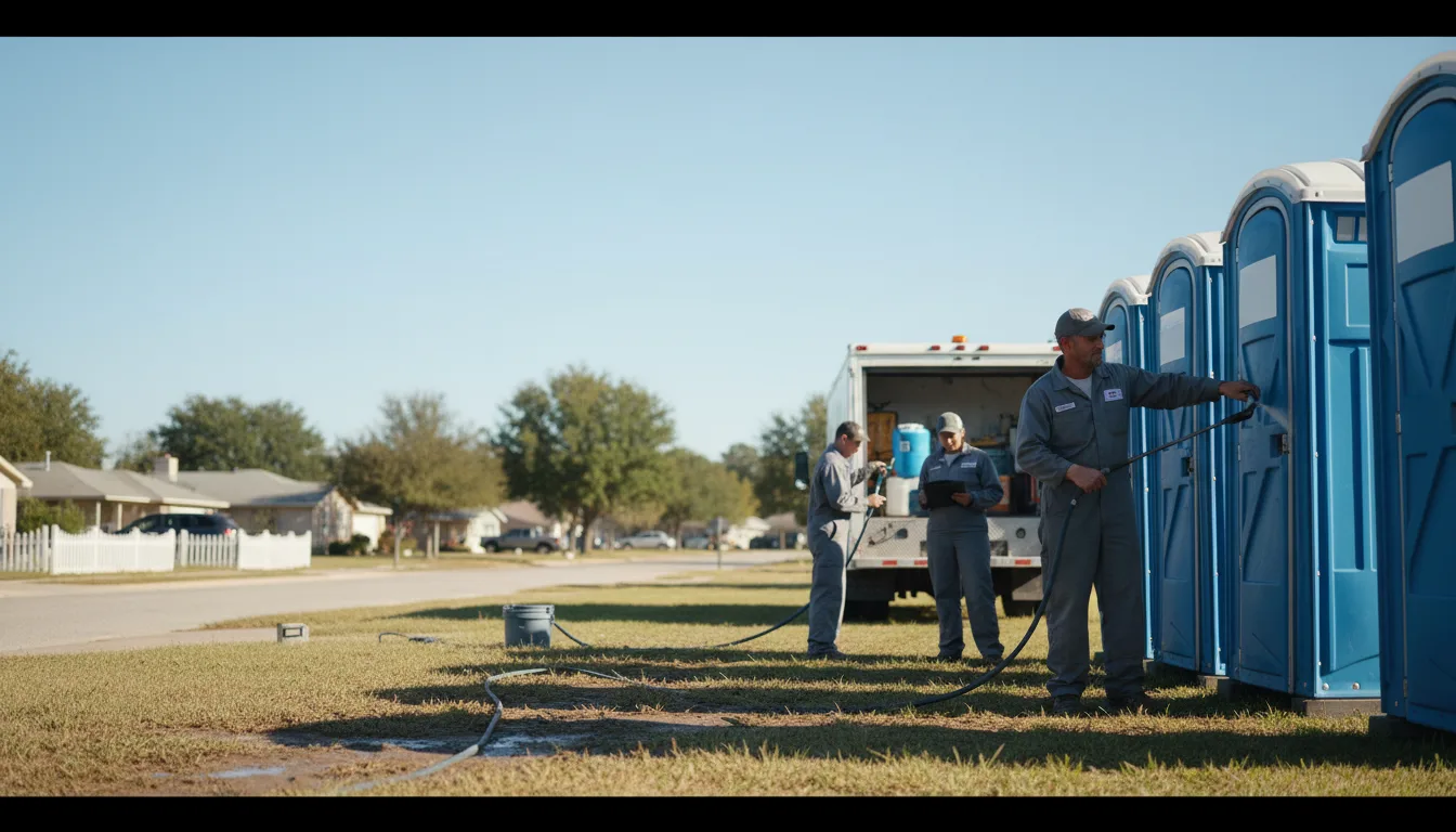 Long-Term Portable Toilet Rental in Brashear, TX near me